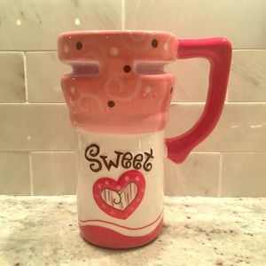 Ceramic travel coffee mug